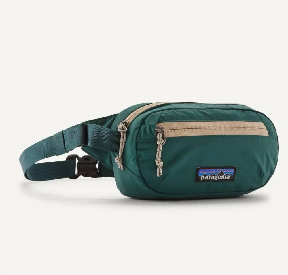 NEW PATAGONIA unisex terravia mini hip pack in cascade green